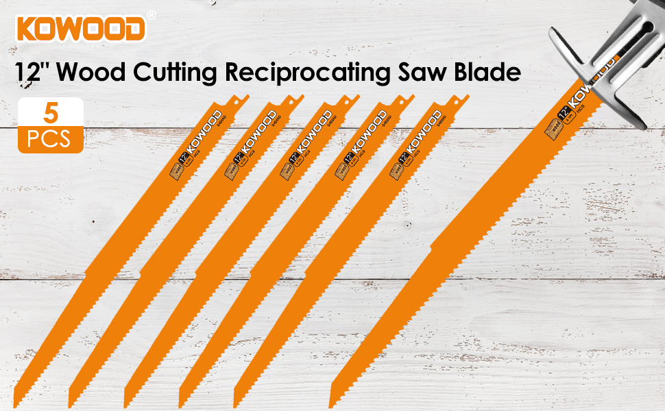 12Inch Wood Pruning Saw Blades for Reciprocating/Sawzall Saws/Sabre