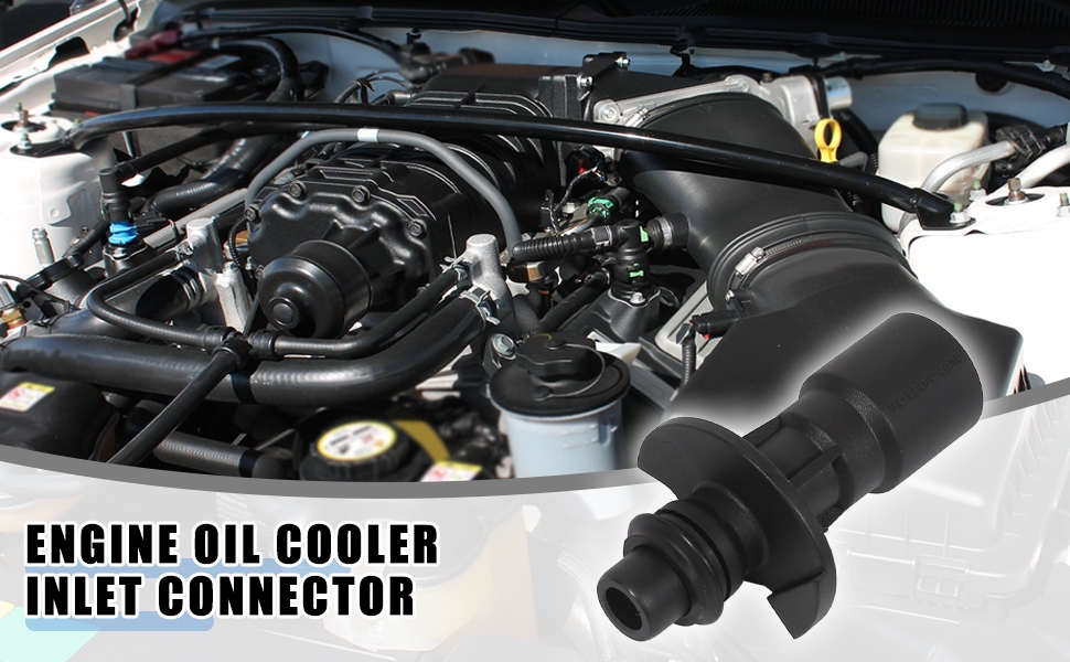 Amazon.com: X AUTOHAUX Engine Oil Cooler Inlet Connector C2Z18658
