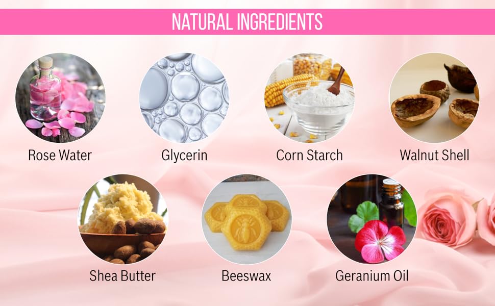 B07TT9VZGP - The Body Avenue Rose Geranium Face Scrub with Astringent Properties for Women and Men