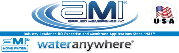 Applied Membranes, Inc., AMI Home, Water Anywhere, Water Filtration Products, Made in USA