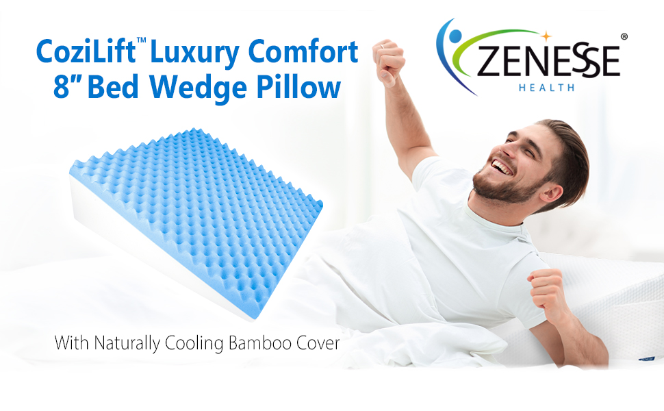 Zenesse Health COZILIFT Luxury Support Therapy Bed Wedge Pillow 8