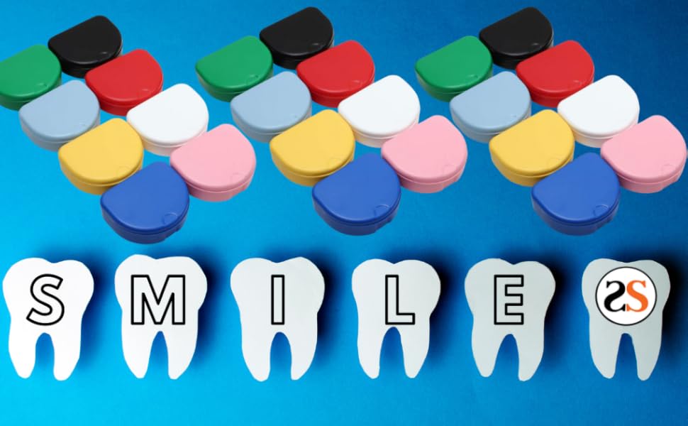 100 Bulk Pack Dental Retainer Denture Mouthguard Night