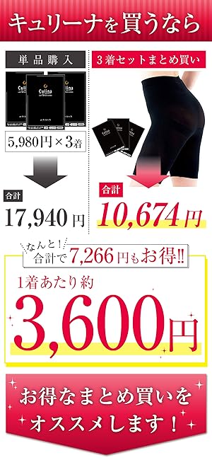 上品 ヒップ アップ Mとlサイズの2着セット キュリーナ Culina 補正ショーツ 着圧 ガードル 骨盤