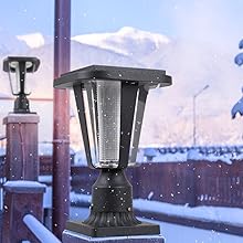 Outdoor solar Post Lantern