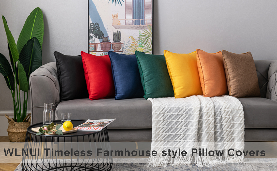farmhouse pillow covers