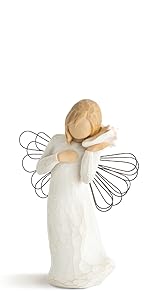Willow Tree Thinking of You Angel, sculpted hand-painted figure