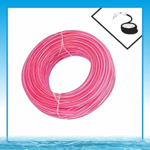 Water Pipe Garden Hose Water Pipe, Car Wash Water Pipe, PVC Pipe - 0.5 inch/ 20 Meter Long with Hose