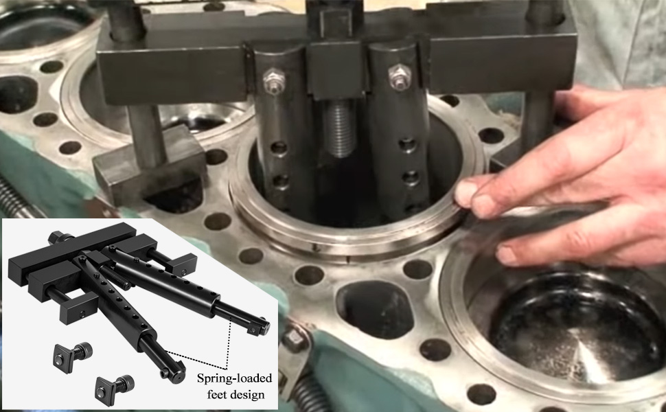 Universal Cylinder Liner Puller Assembly Heavy Duty