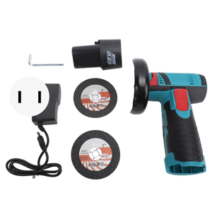 Cordless Angle Grinder, Quiet 100-240V 12V 19500rpm High Speed