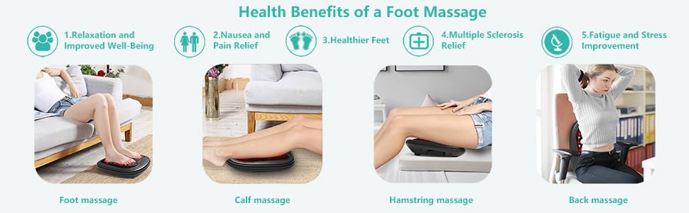 shiatsu foot massager with heat
