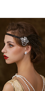 1920s Feather Headpiece