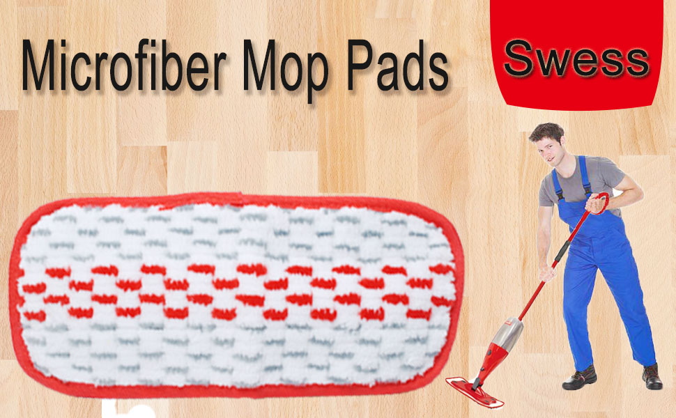 6 PCS Microfiber Mop Pads for ProMist Max Spay Mop Refill Washable Refill Replacement Reusable