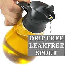 Brieftons Oil & Vinegar Dispensers - effortless pouring