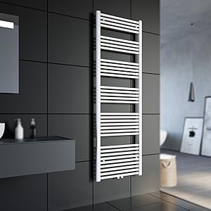 SONNI Radiador Toallero Blanco,Secador de Toallas 120x40cm ...