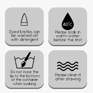 paint brush for Watercolor Gouache Oil Acrylic