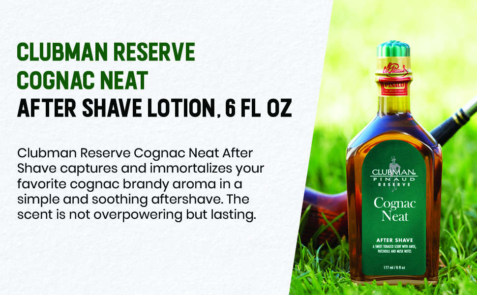 Lotion après-rasage Clubman Reserve Cognac Neat, 170 ml