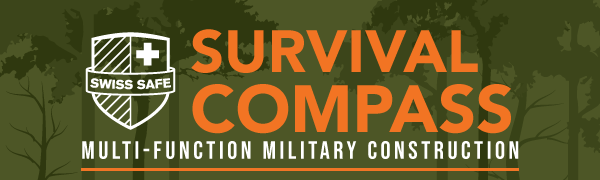 Survival Compass - Multi-Function Military Construction