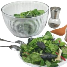 Brieftons QuickDry Salad Spinner - clean dry salad