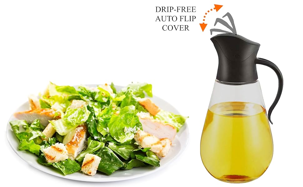 Auto flip cover Brieftons oil dispenser