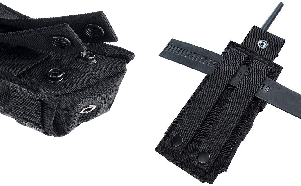 abcGoodefg Tactical Universal Radio Holster Pouch Holder, 1000D Nylon