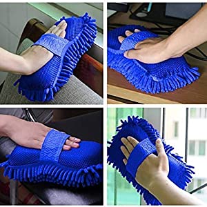 2 in 1 Microfiber Car Washing Glove