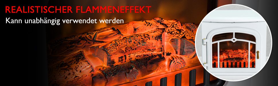 Elektrokamin Kaminofen Flammeneffekt Nie Überhitzung