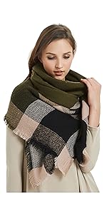  for olive green blanket scarf