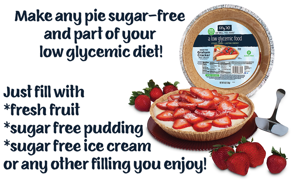Fifty50 Foods Sugar Free Ready to Eat Graham Cracker Pie