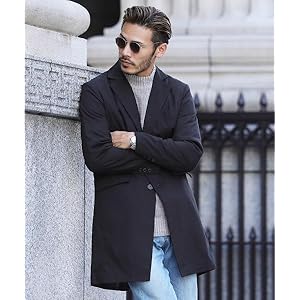 TRストレッチボンテージチェスタージャケットコート Amazon | [JIGGYS SHOP] ジギーズショップ TRストレッチ
