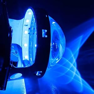 Ultra Blue 15-SMD High Power LED Demon Eye Halo Ring Kit