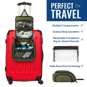 toiletry bag, hanging bag, makeup bag, traveling, outdoors, travel gear, venture 4th, toiletries