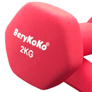 Amazon | BeryKoKo ダンベル 8kg ブラック 2個セット | BeryKoko
