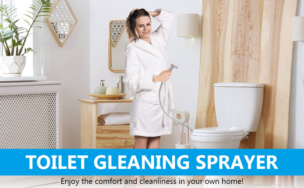 Handheld Bidet Sprayer for Toilet, Premium Stainless Steel Bathroom