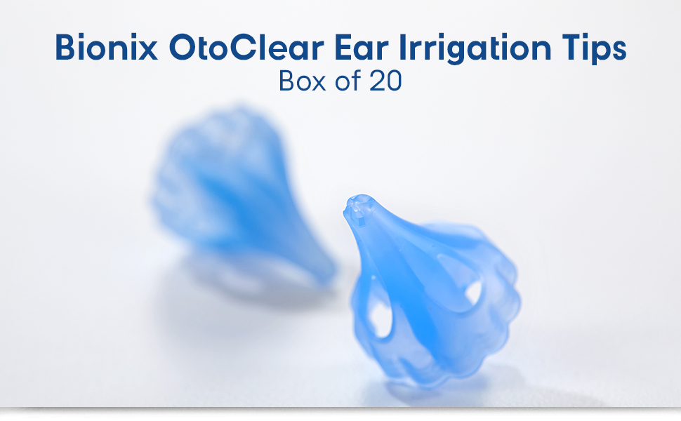 Bionix 7200 OtoClear Ear Wash Irrigation Tips, For Manual and Auto