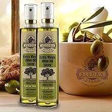 Ellora Farms Olive Oil in Glass Spray clog Free