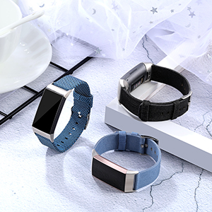 various colors of Maledan woven bands for Charge 3