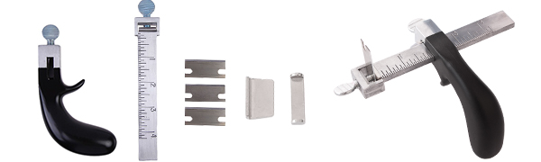 Coupe-bracelet en cuir.