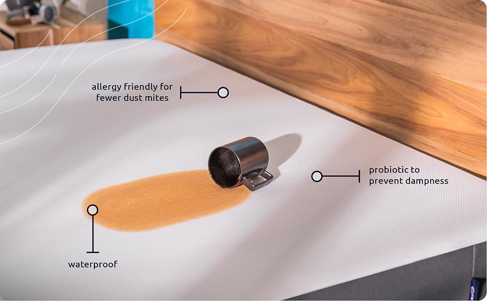 Emma Mattress Protector King Size Breathable Waterproof