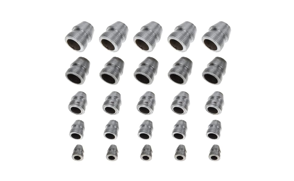 25 pcs Round Handle Wedges,Steel Handle Splitting Set Suitable for