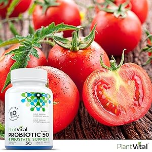 Probiotic mens men prebiotic plantvital for men’s bacteria weight loss lycopene plant vital