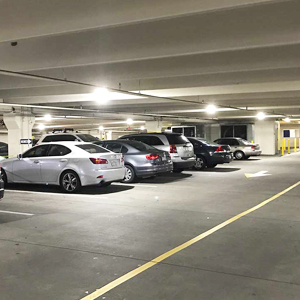 deformable adjustable led garage ceiling light 50,000 hours Lifespan SANSI 6000lm LED workshop light