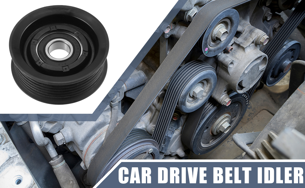 X AUTOHAUX 31190RL2G01 31190RNA003 Car Drive Belt Idler Pulley
