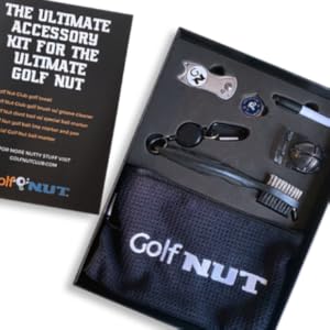 Golf Nut, Golf, Golf Accessory, Divot Tool, Golf Towel, Ball Marker, Pen, Groove Cleaner