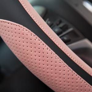 pink steering wheel cover