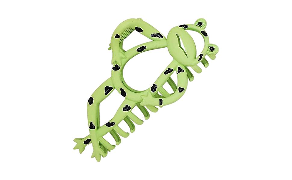 にっこりカエルさん☆ベビーヘアクリップ　ヘアゴム にっこりカエルさん☆ベビーヘアクリップヘアゴム