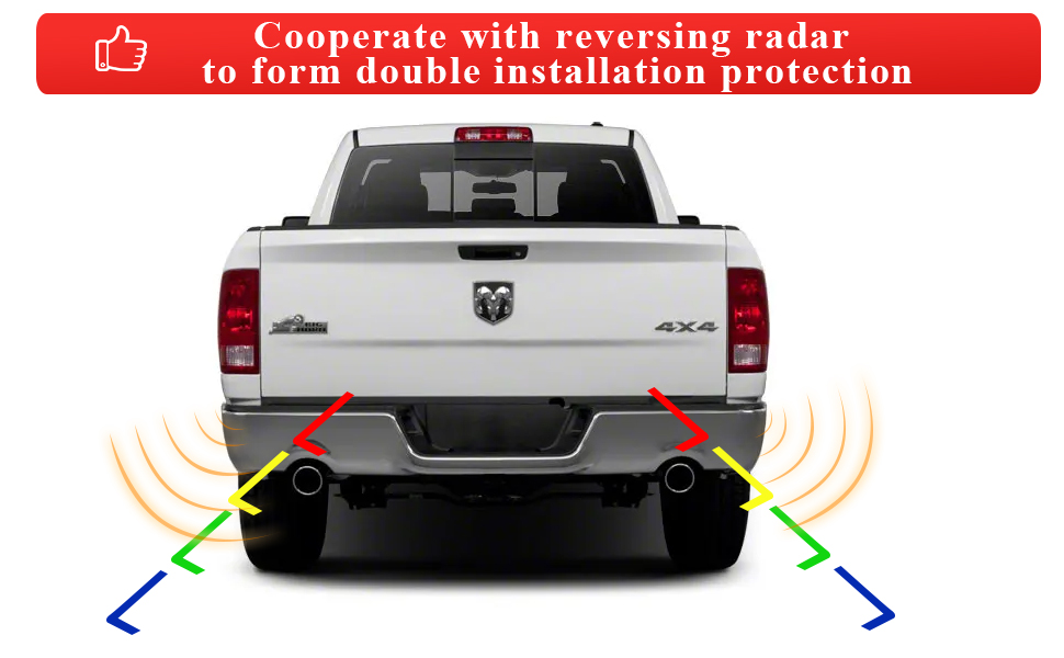 FEXON Rear View Camera Backup Camera Tailgate Handle Car