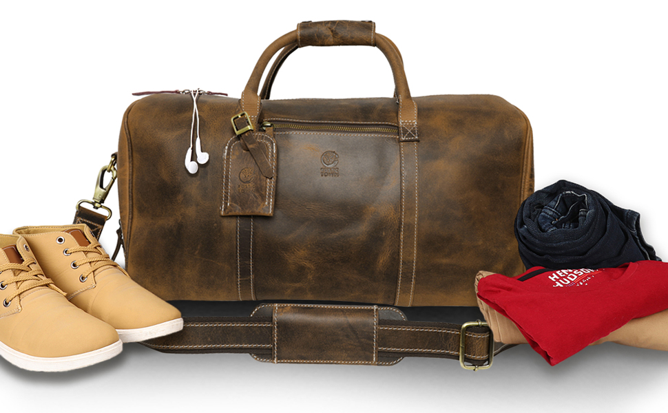 carry on bag leather