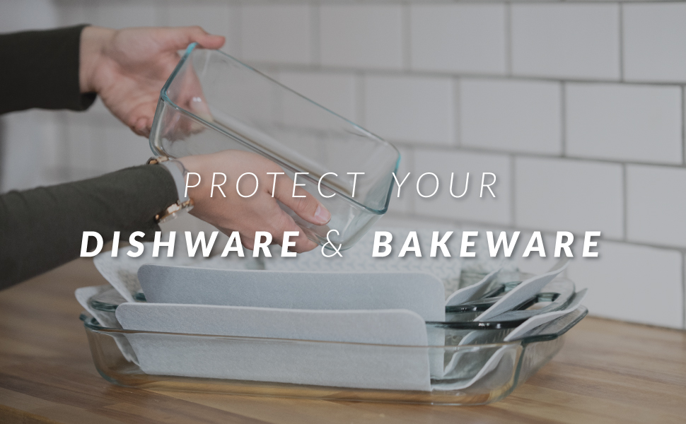 Bakeware Protectors Set of 9 Gray 3 Pieces 19 X 15