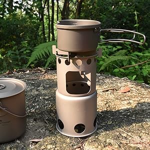 iBasingo アウトドア 超軽量 大容量 チタン製ポット 弁当箱 2点セット iBasingo アウトドア 超軽量 大容量 チタン製ポット 弁当箱 2点