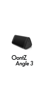 OontZ Angle 3 Bluetooth Speaker, rich bass, loud volume, 10 Watts, 14 hrs playtime, IPX5 Waterproof
